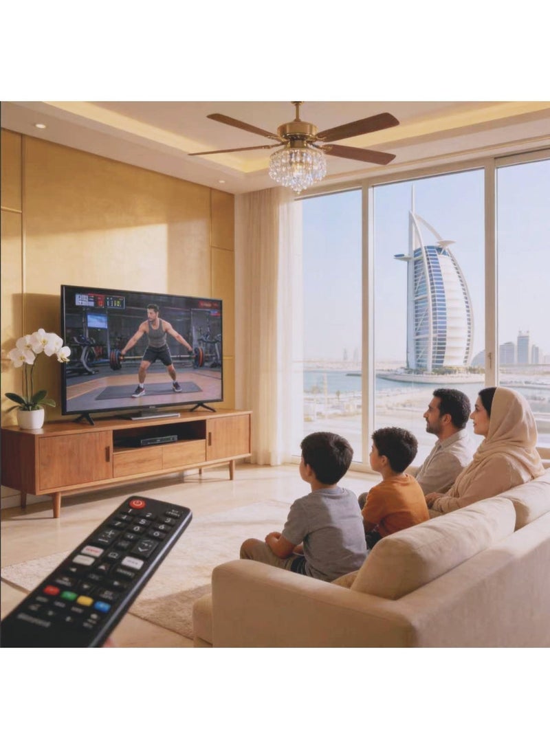 نتيك جهاز تحكم عن بعد عالمي متوافق مع جميع تلفزيونات سامسونج LCD و LED و الذكية و UHD و 4K مع أزرار Netflix و Prime Video و Rakuten و Hulu (15-BN59-01315A) - Image 4